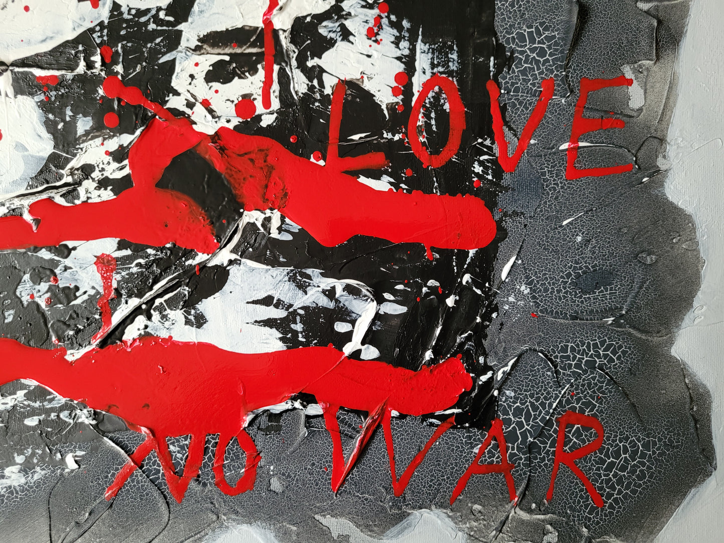 "LOVE NO WAR"